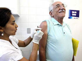 Vacina contra a gripe - Foto de arquivo