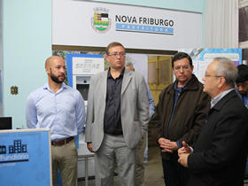Prefeito Vinicius Claussen visita Sala do Empreendedor de Nova Friburgo - Foto: Joo Luccas Oliveira