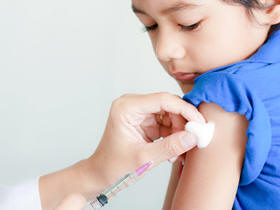 Vacinao contra sarampo e plio - Imagem: Divulgao