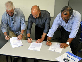 Prefeitura e Faetec  assinaram o Termo - Foto: AsCom PMT
